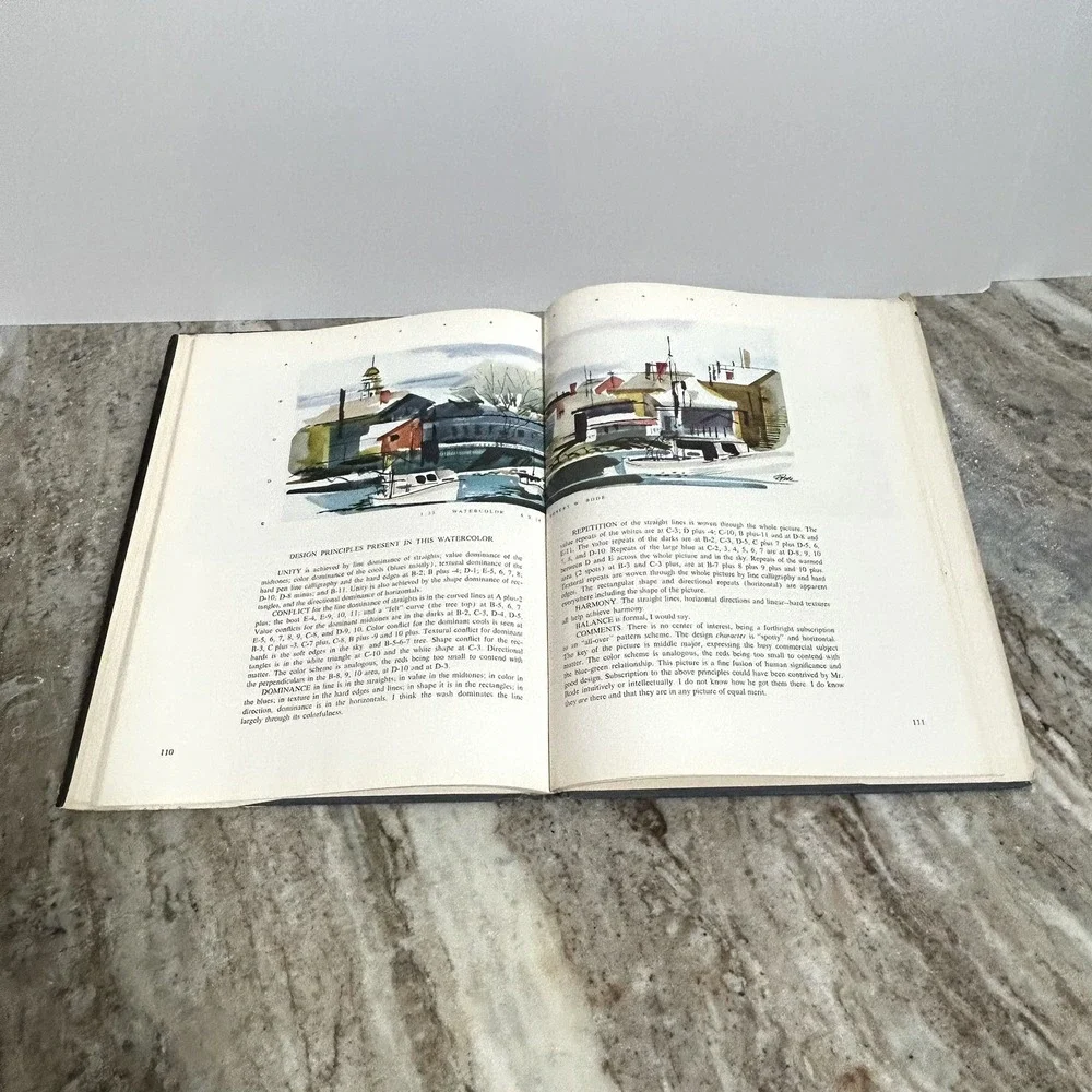 Watercolor The Hows And Whys Edgar A Whitney 1958 Signed 1st Edition Hardcover